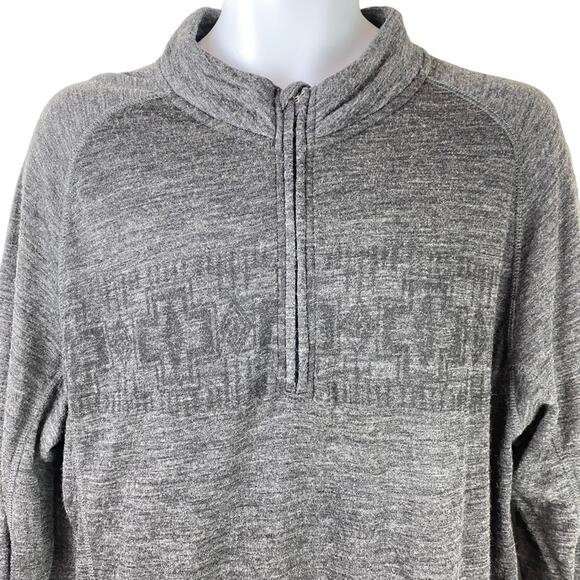 Pendleton Wool Blend 1/4 Zip Pullover Gray Size XL - Picture 3 of 7